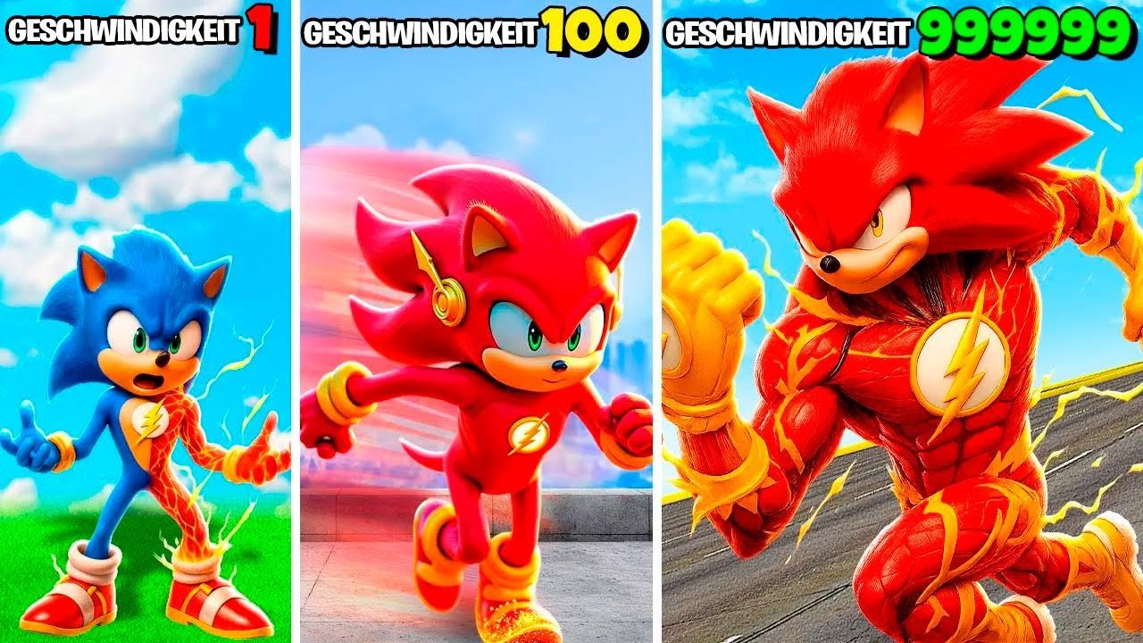 FLASH SONIC wird in GTA 5 zum Turbo! (Sonic Movie Mod)