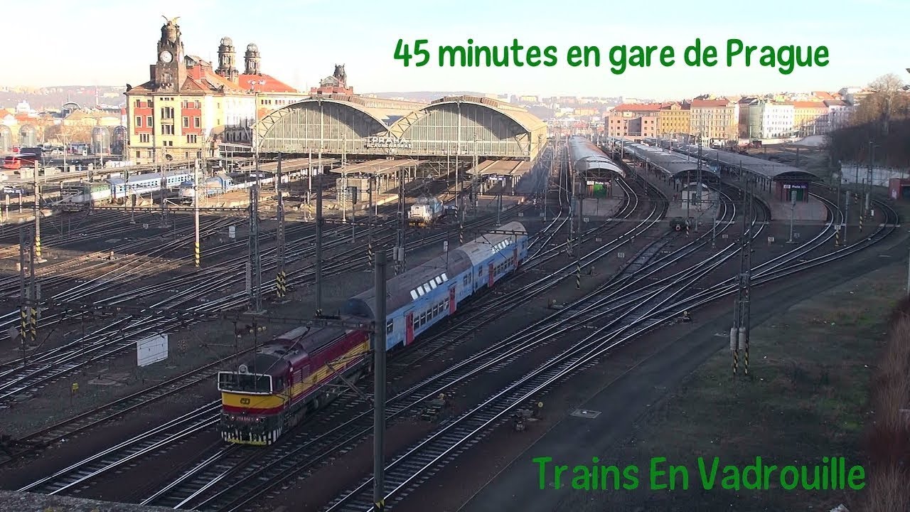 45 minutes en gare de Prague (CZ)