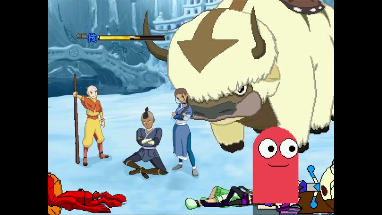 MUGEN Fight - Aardvark, Akame, Gumball, & Bloo vs. Gwen, Ika Musume, Stocking, & Kadariro