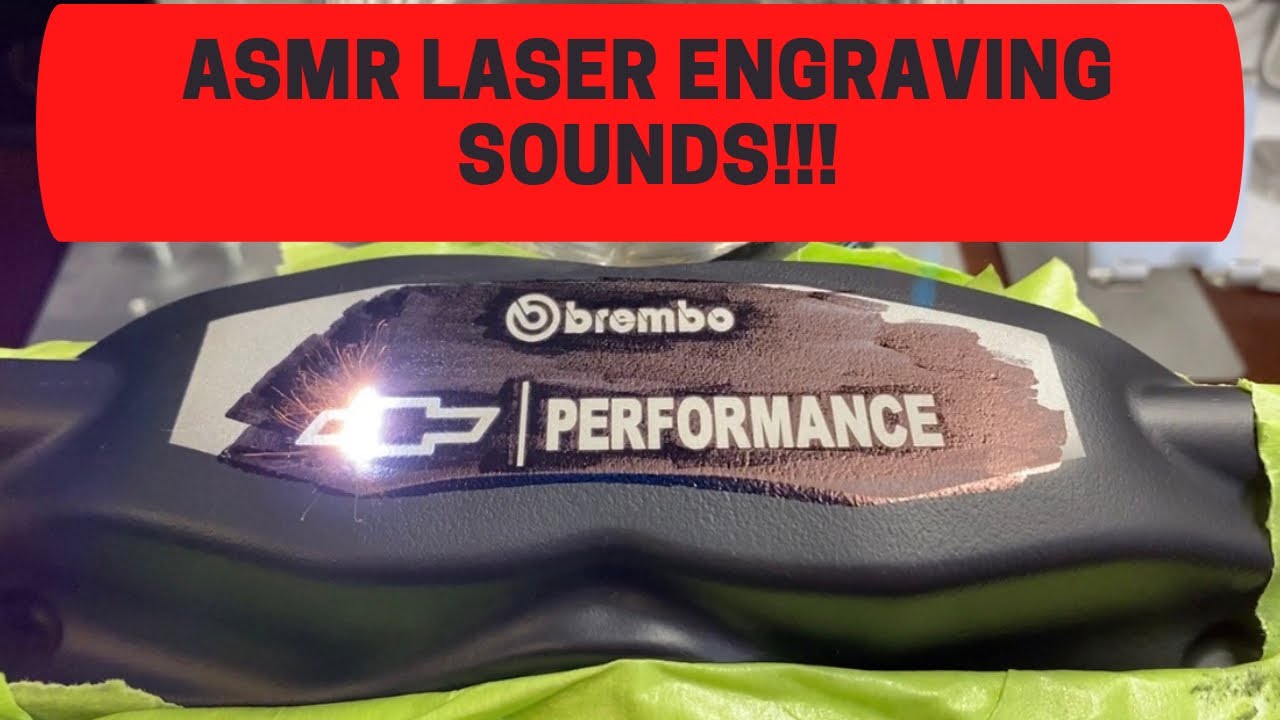 ASMR Laser Engraving Sounds Only!