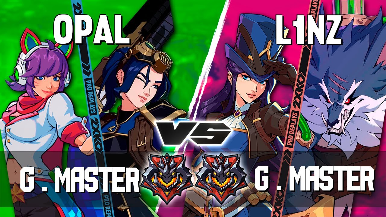 2XKO ▰ OPAL (Caitlyn-Ahri) vs L1NZ (Caitlyn-Warwick) ▰ 2XKO Pro level replays