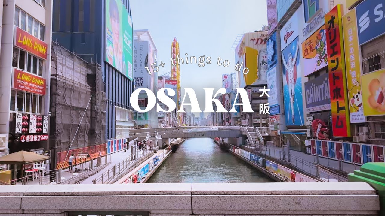 A day in Osaka  | 15+ things to do • Exploring Dotonbori, Cafe, Ichiran No Pork • Daimaru • Kuromon