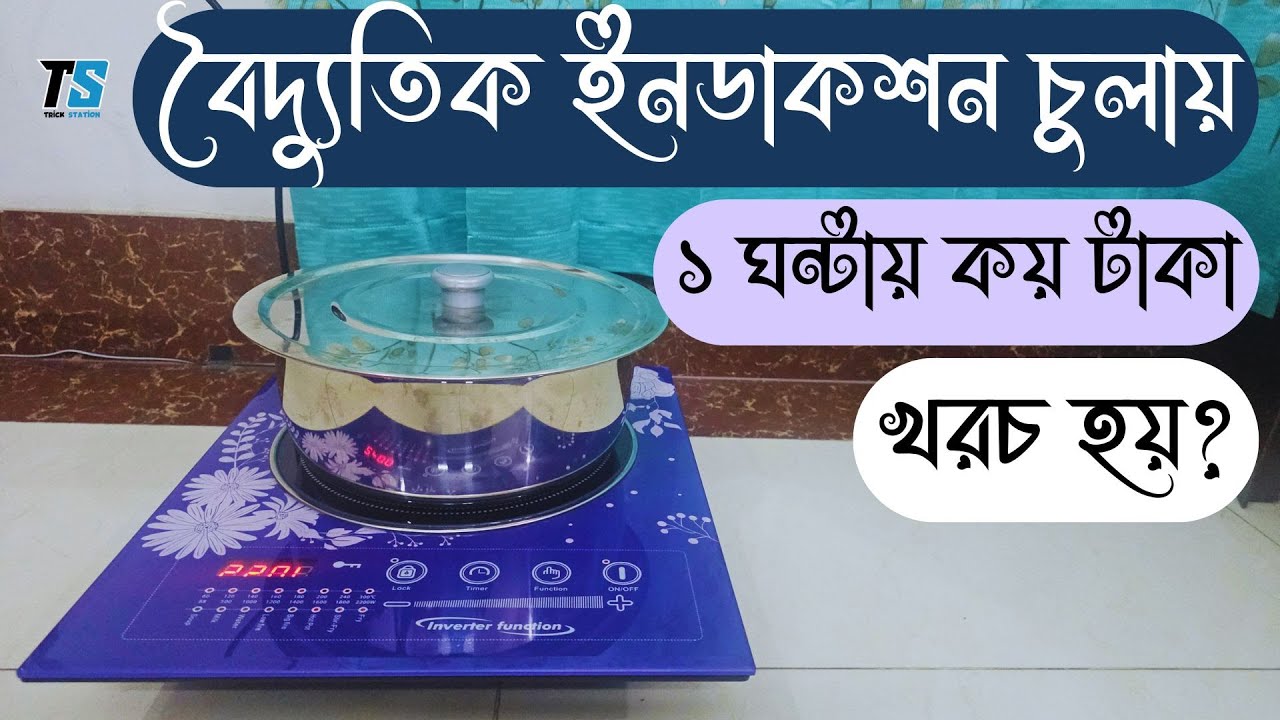 ইনডাকশন চুলা ১ ঘণ্টায় কত ইউনিট বিদ্যুৎ খরচ করে? বিদ্যুৎ বিলের হিসাব জেনে নিন