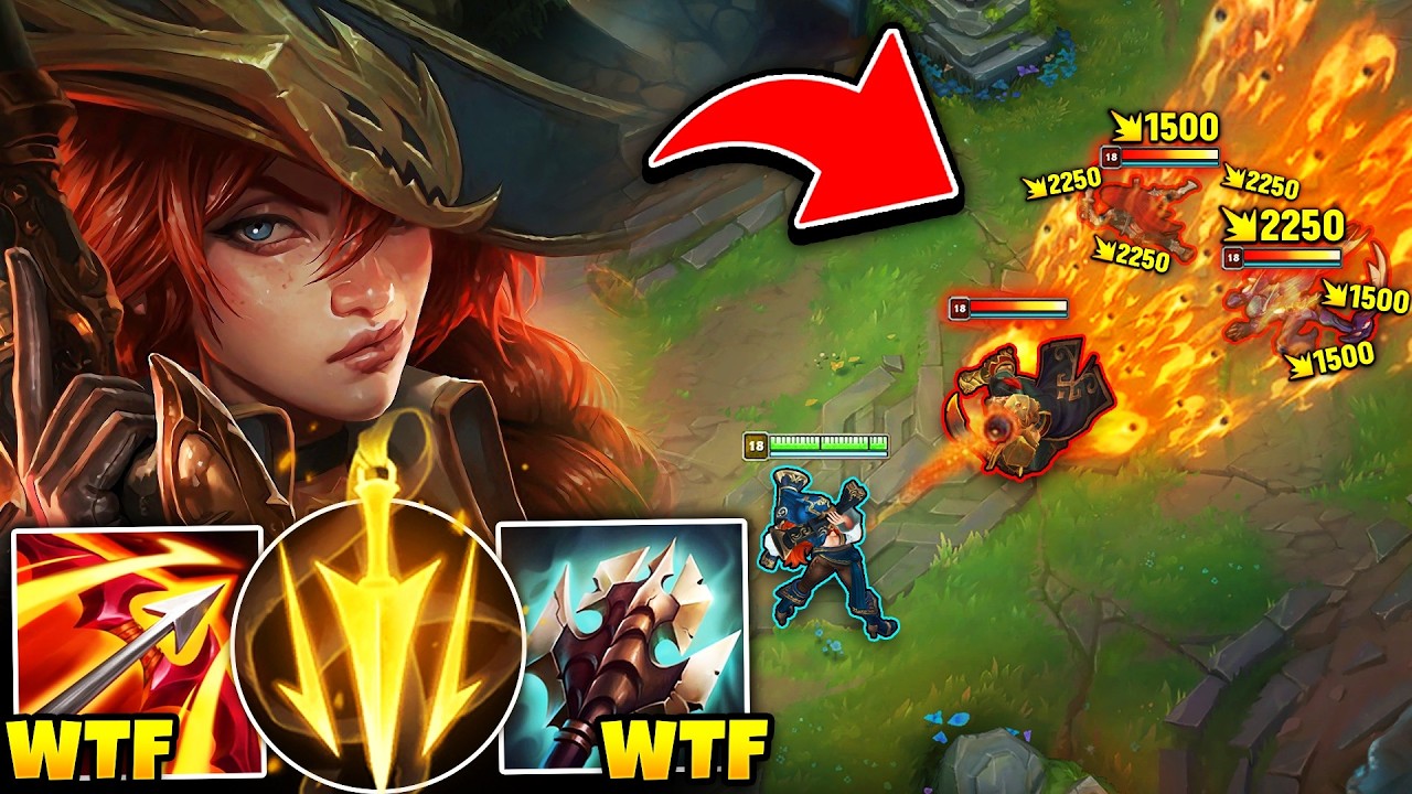 Miss Fortune but every auto looks like an ult... (NEW GLITCH BUILD)