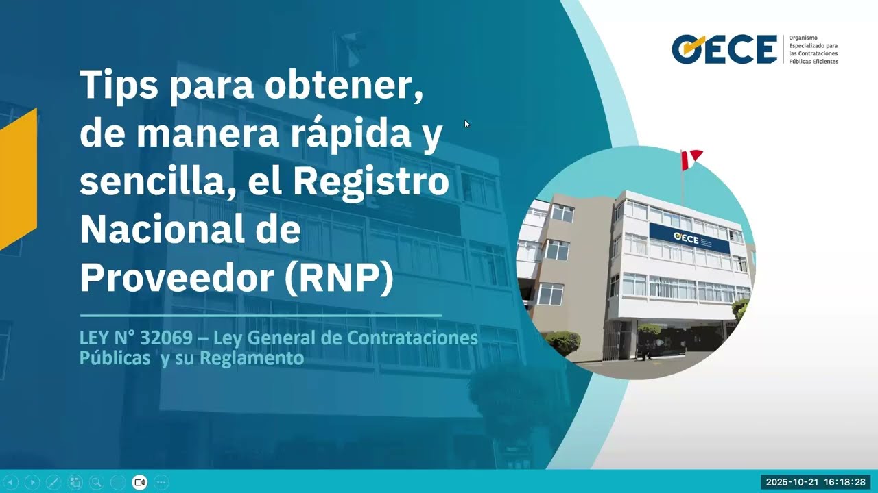Tips para obtener, de manera rápida y sencilla, el Registro Nacional de Proveedor