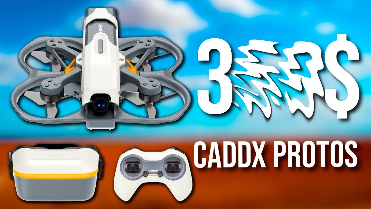 Изучайте FPV с самым доступным набором для начинающих Digital HD! Caddx Protos Ascent