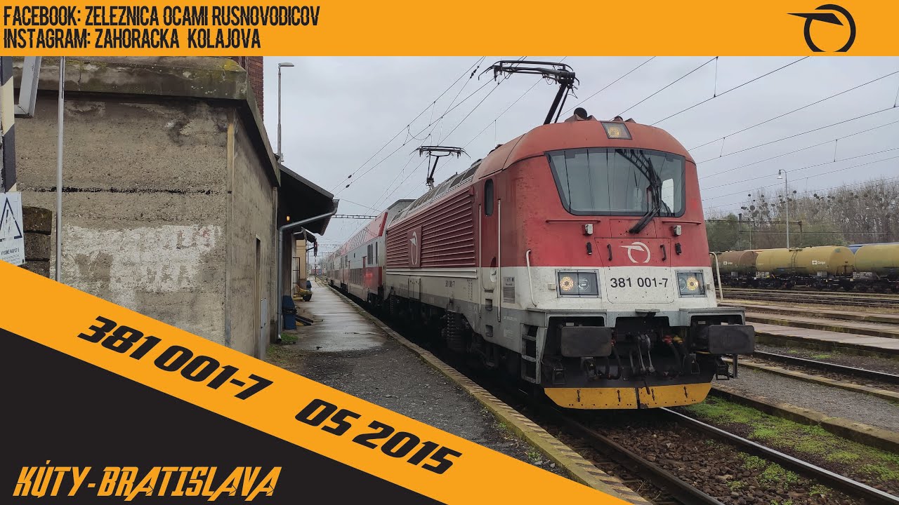 Pohľad na prácu rušňovodiča | Jazda s 381 cez všemozné obmedzenia | Kúty - Bratislava | Os 2015 | 4K
