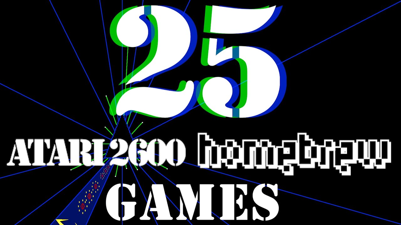 25 Atari 2600 Homebrew Games!