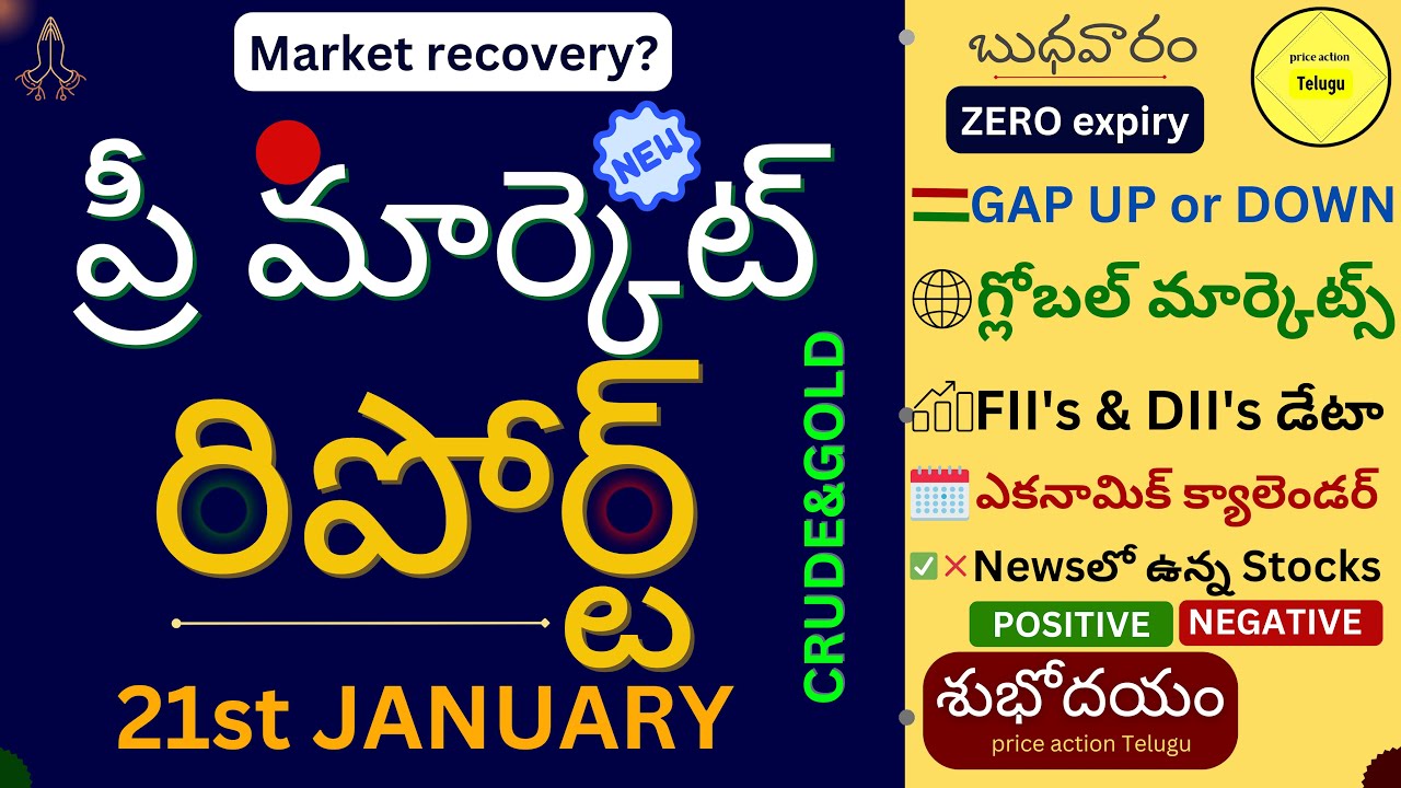 Pre-Market Report | 21Jan Markets Eye Recovery After Recent Weakness 