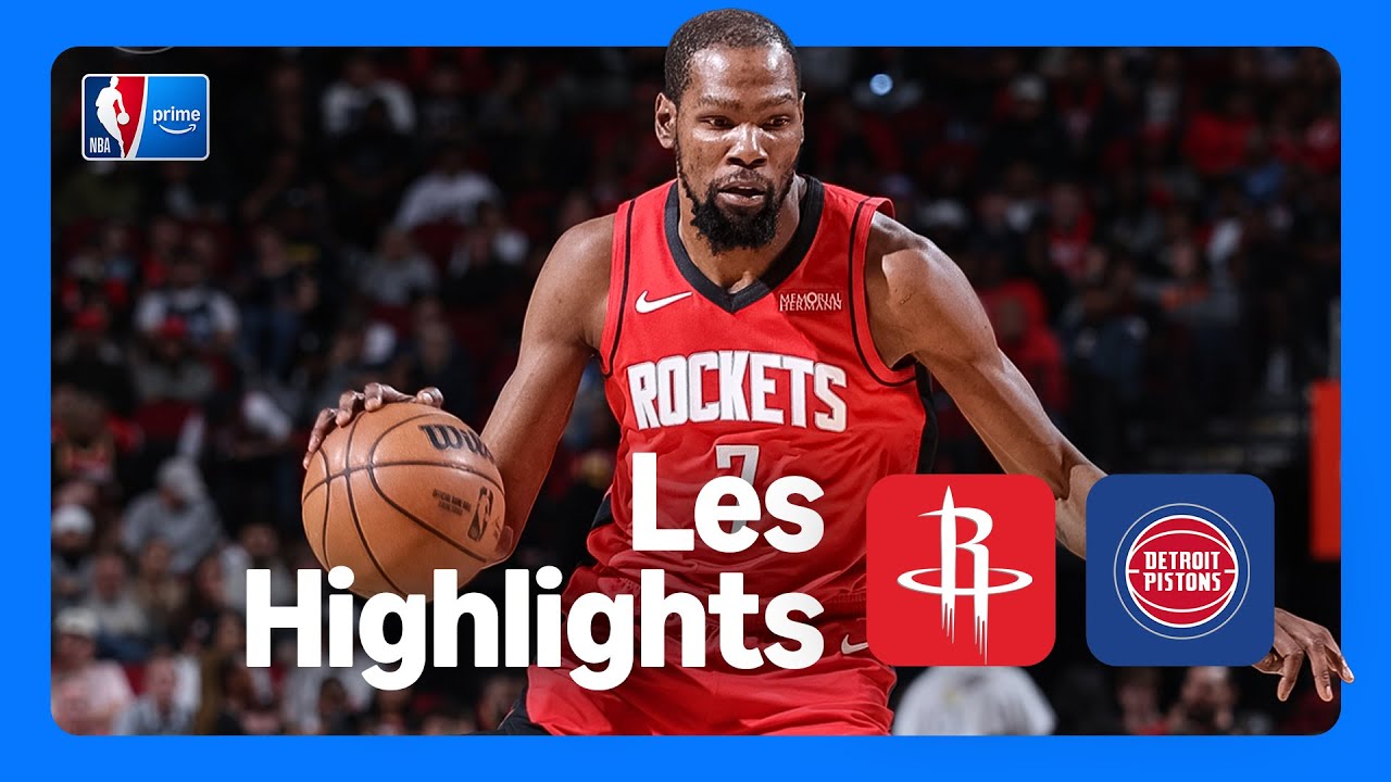 🏀 ROCKETS @ PISTONS | LE RÉSUMÉ COMPLET DU MATCH | Samedi 24 janvier 2026