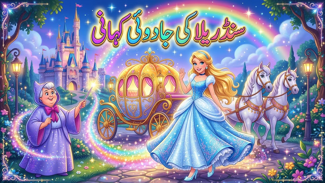 Cinderella Fairy Tale | بچوں کے لیے سنڈریلا کی کہانی 🧚‍♀️