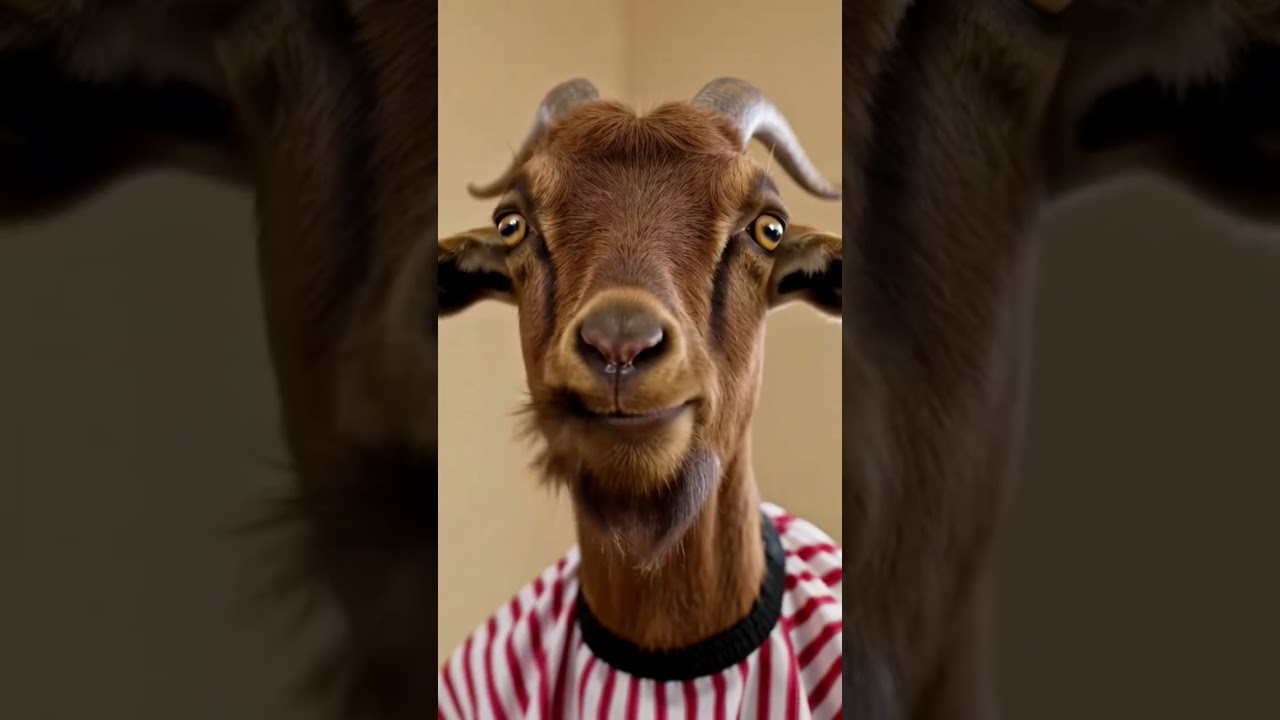 Goat Barber Eats My Hair 🐐✂️