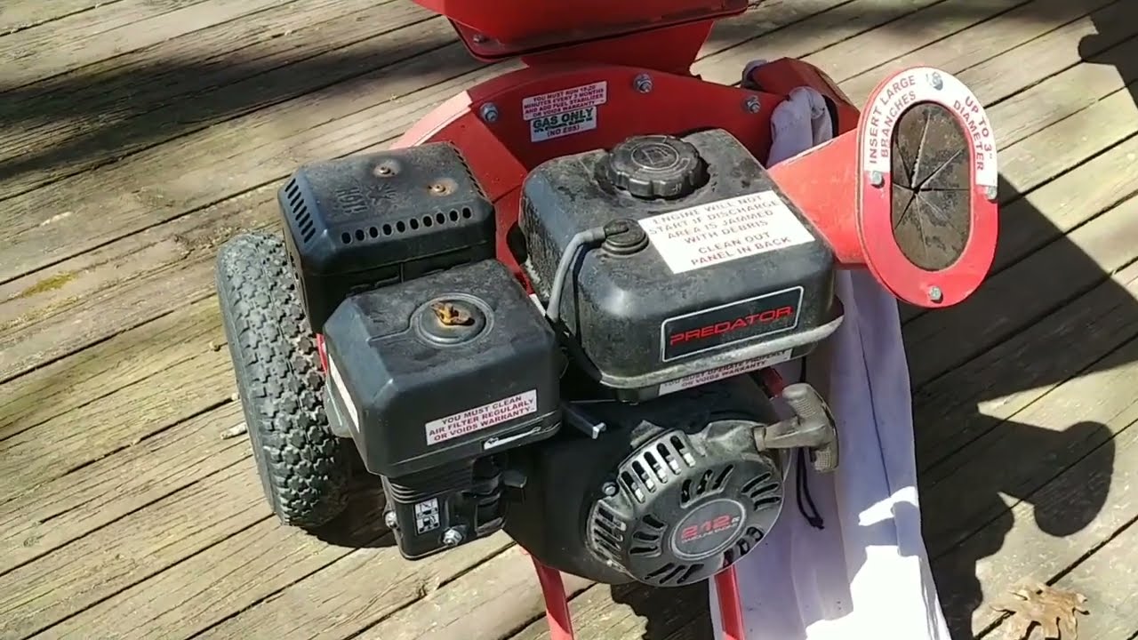 5 year old harbor freight chipper shredder finally broke down #harbor #freight #chipper #shredder