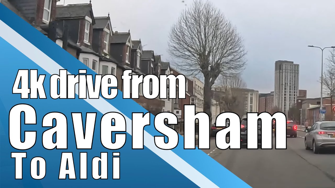 4k driving video from Caversham to Aldi Supermarket