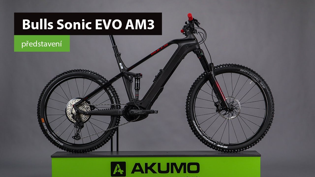 Elektrokolo BULLS Sonic EVO AM3 Carbon - celoodpružené horské elektrokolo