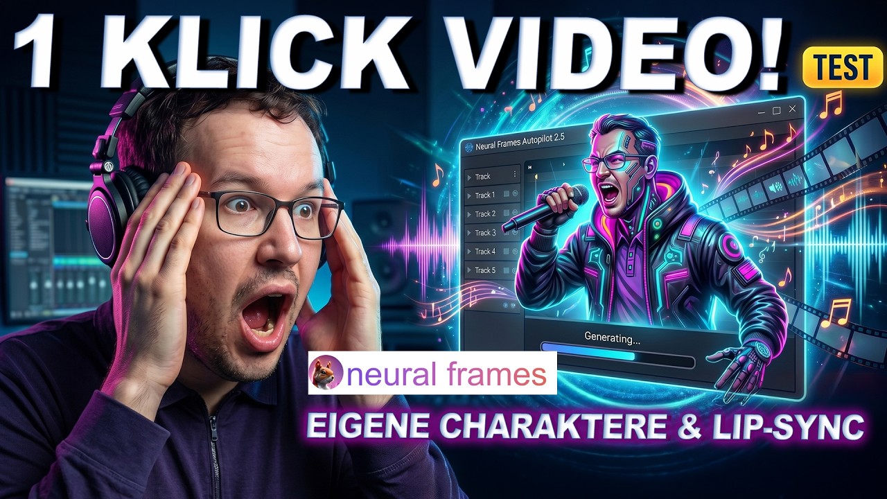 The best music video AI? Custom characters & lip-sync 🔥 (Neural Frames Test)