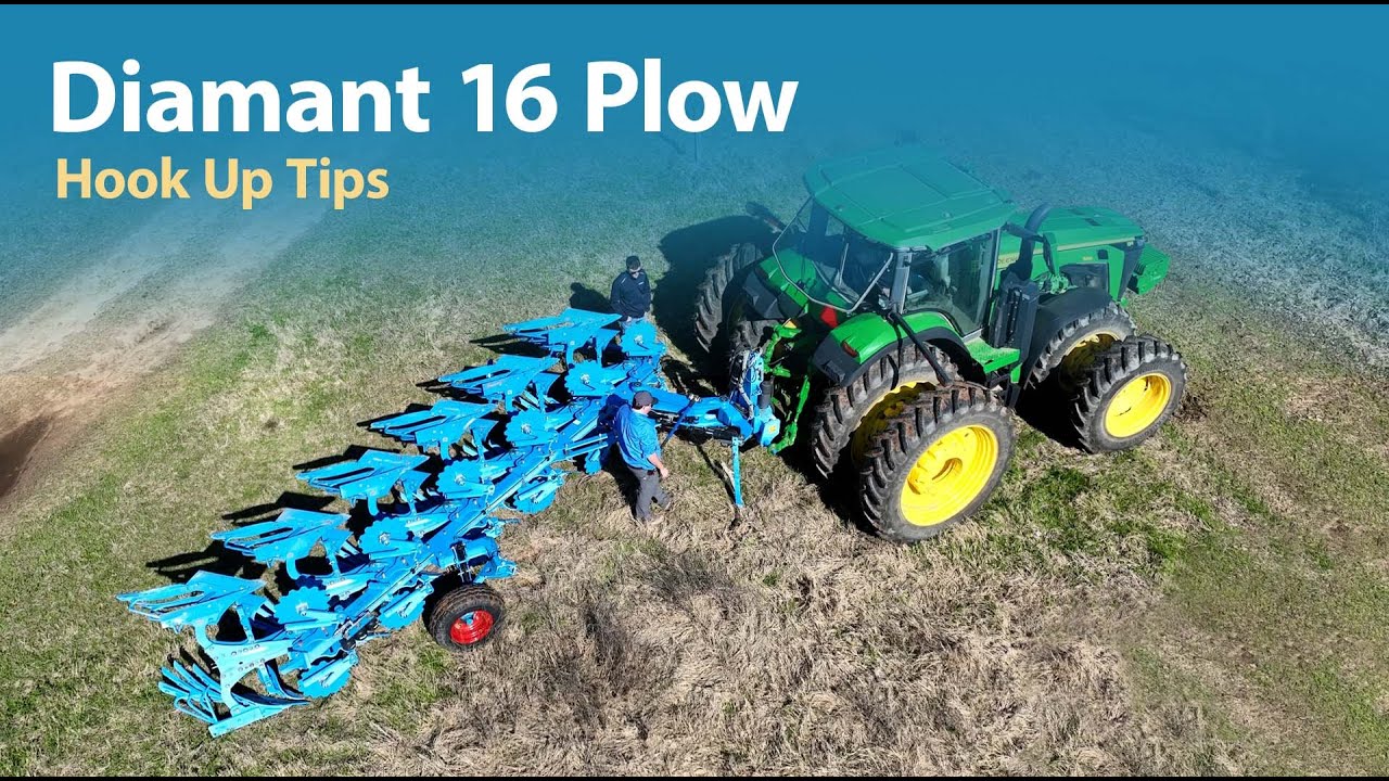 This is how to hook on to the LEMKEN Diamant 16 plow properly
