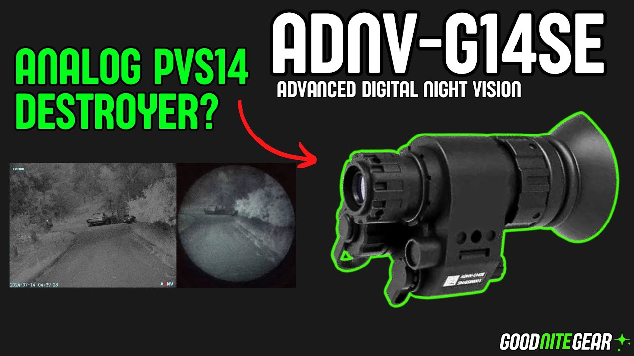 БУДУЩЕЕ ночного видения уже здесь! ADNV G14SE — усовершенствованный цифровой прибор ночного виден...