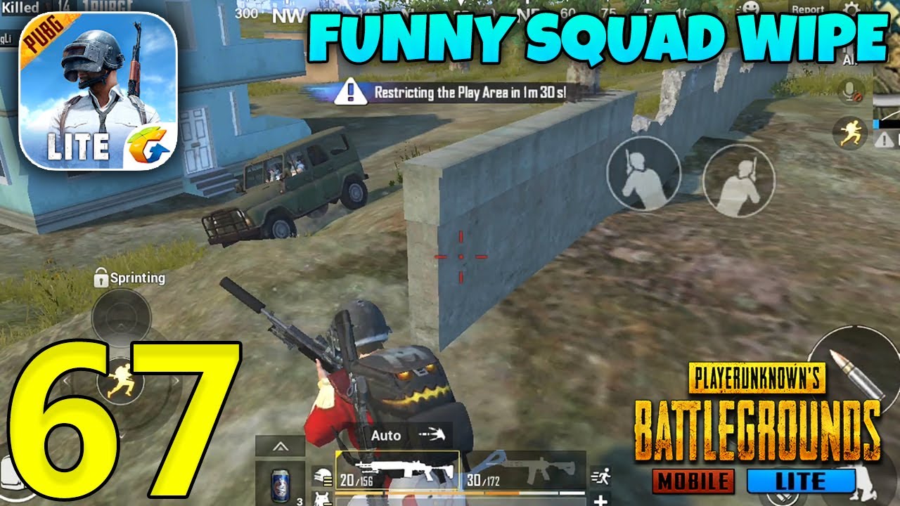 Funny Squad Wipe | PUBG Mobile Lite 19 Kills Solo Squad Gameplay