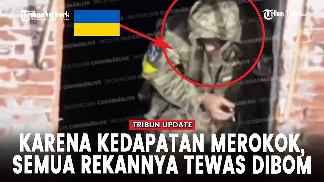 [FULL] Kedapatan Asyik Merokok, Pasukan Ukraina Kena Ledakan dari Robot Darat Rusia di Tarasovka!