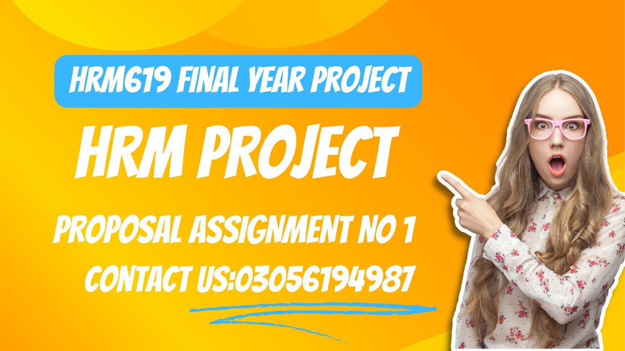 HRM619  Final Project   Fall 2024 proposal submission of HRM619 Project