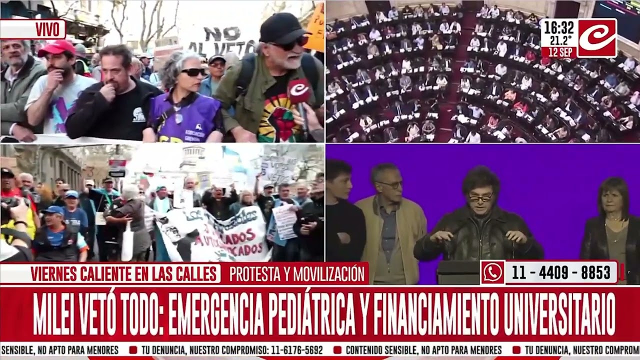 Eduardo Belliboni dirigente del Polo Obrero desde la marcha del sindicalismo combativo en Cr&oacute;nica