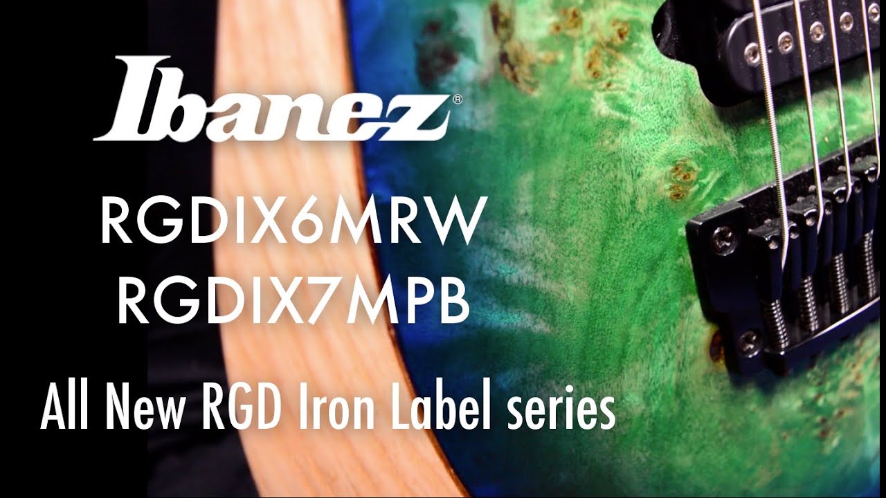 Ibanez 2016 - RGD Series - RGDIX6MRW and RGDIX7MPB