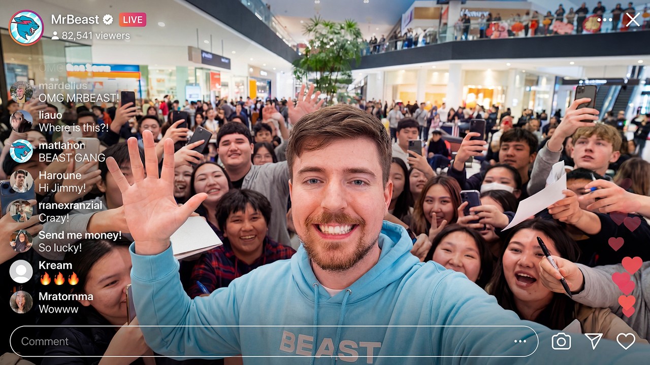 Fake Mrbeast Prank *MALL SHUTDOWN*
