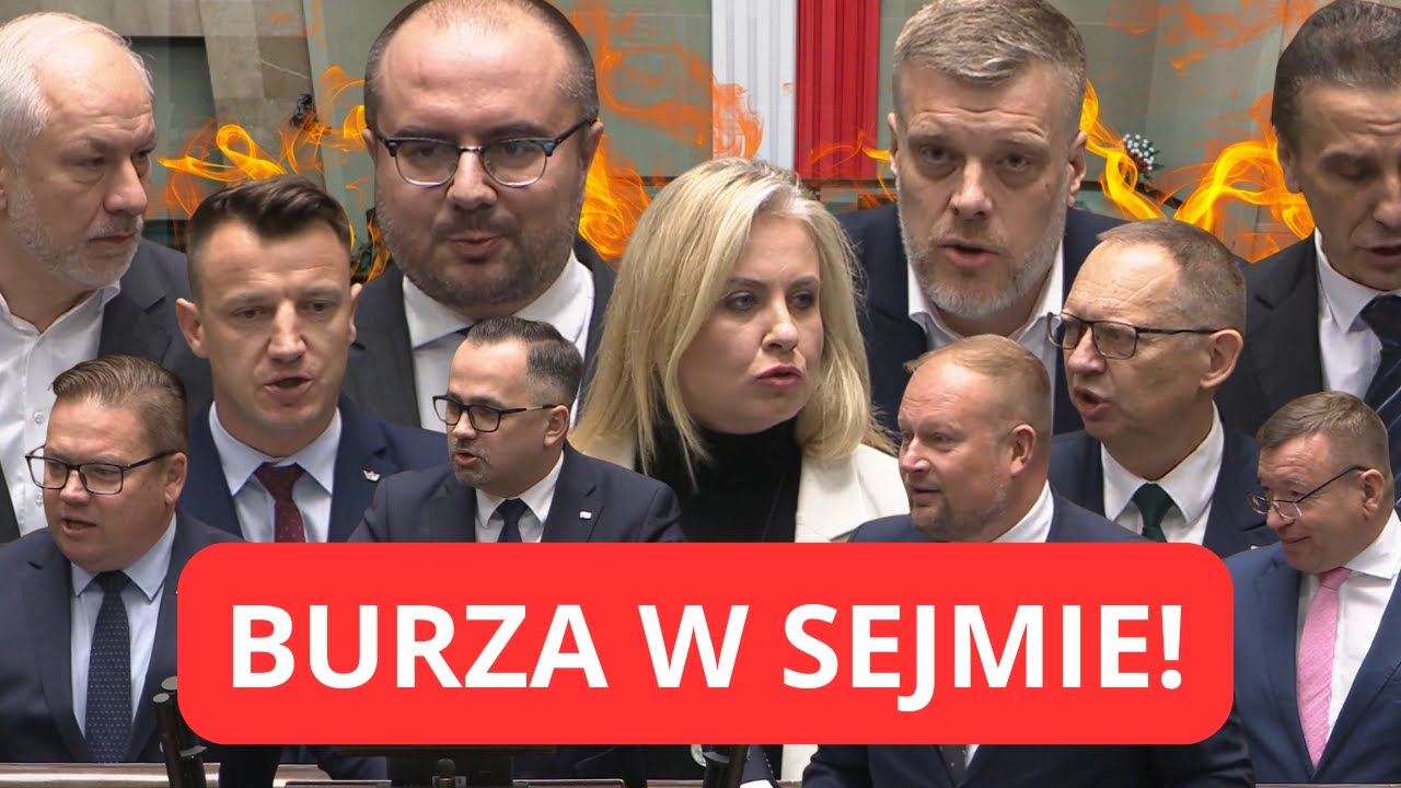 BURZA W SEJMIE! HOŁOWNIA PO RAZ OSTATNI PROWADZI OBRADY