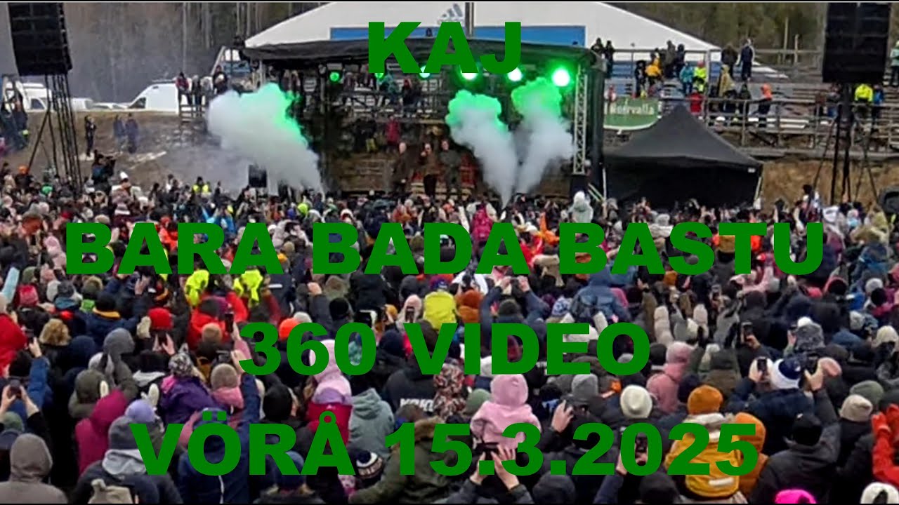 KAJ Bara Bada Bastu Vörå Norrvalla 360 4K LIVE