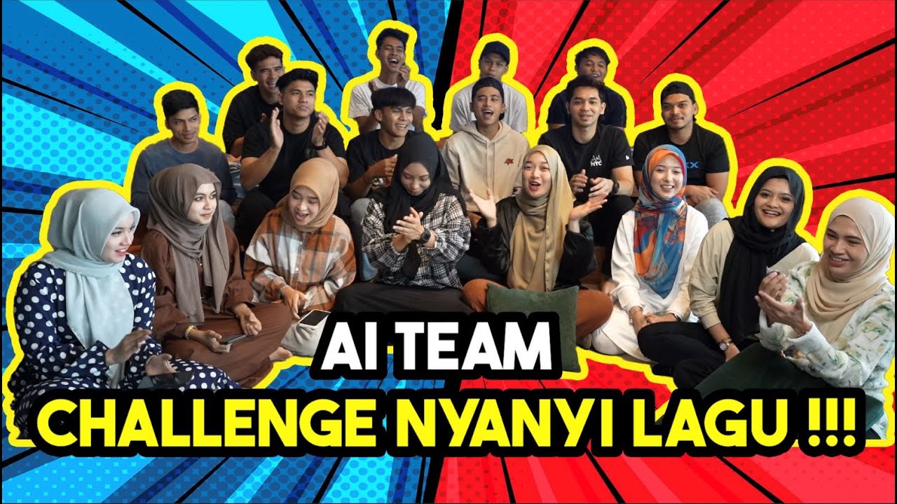 AI TEAM CHALLENGE NYANYI LAGU SYI4L - MAHALINI !!! SUARA FATIN MERDU...