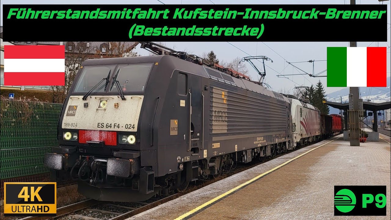 Führerstandsmitfahrt Kufstein-Innsbruck-Brenner