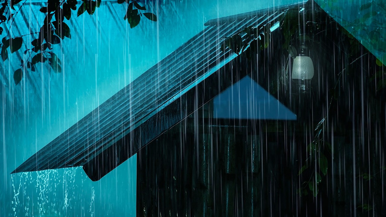 SLEEP LIKE A BABY IN 3 MINUTES with Relaxing HEAVY Rain & Calming Thunderstorm Sounds | NO ADS