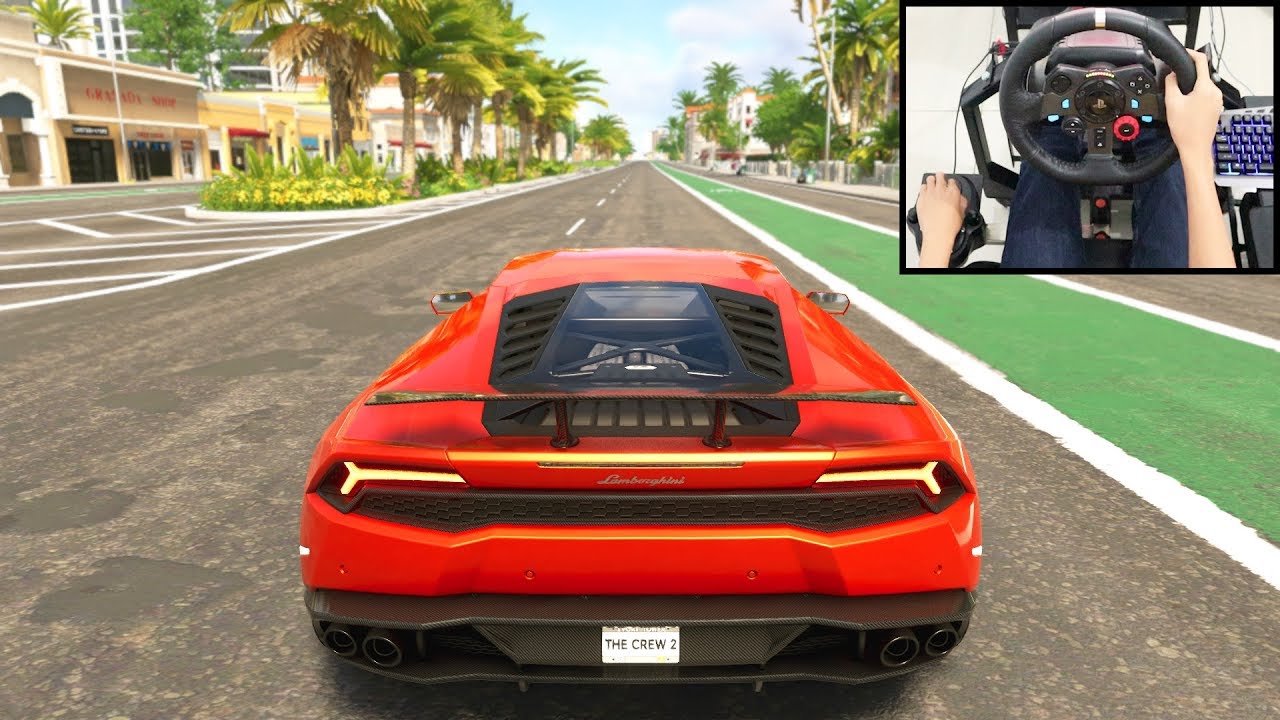 Lamborghini Huracan - The Crew 2 | Logitech g29 gameplay