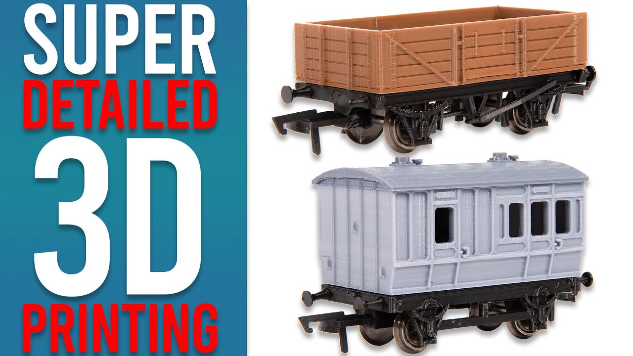 Pushing The Limits Of 3D Printing | Super Detailed Model Trains!?