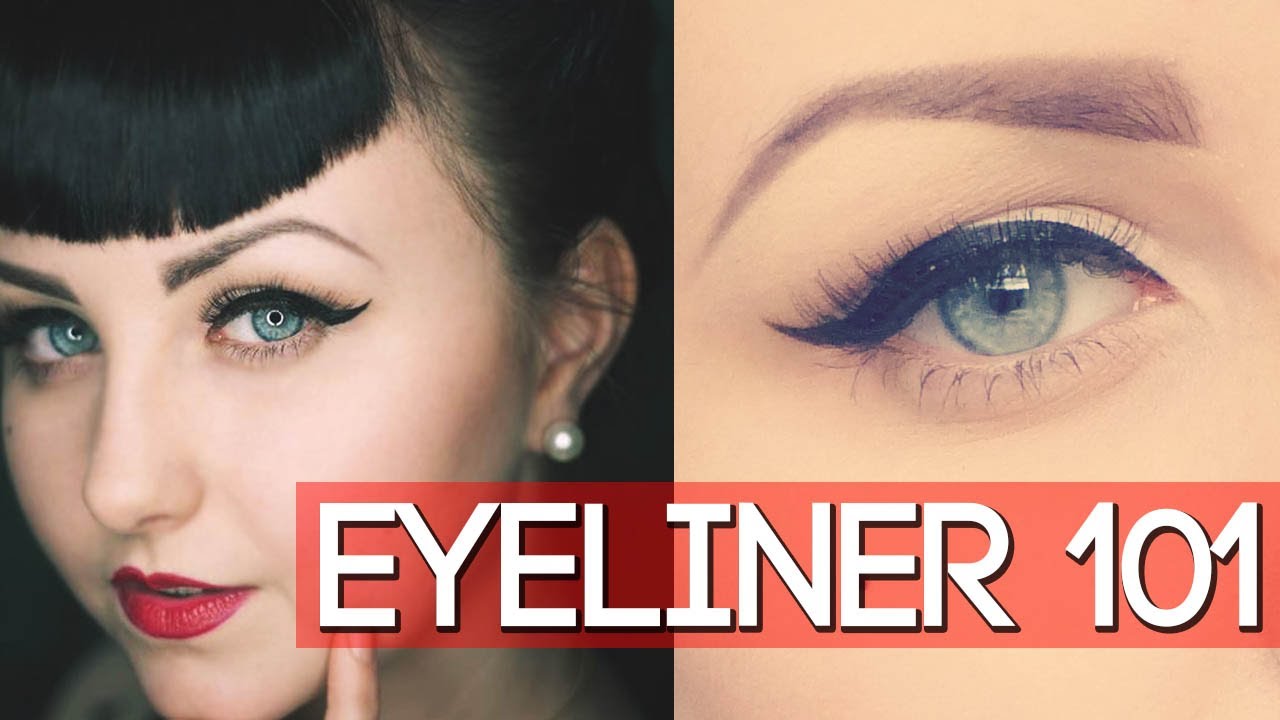 Pinup winged eyeliner: THE BASICS