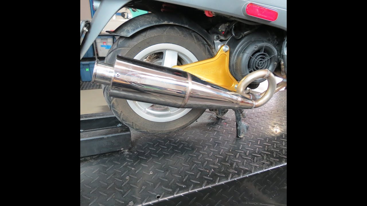 Vespa S PM Tuning Pipe Installation