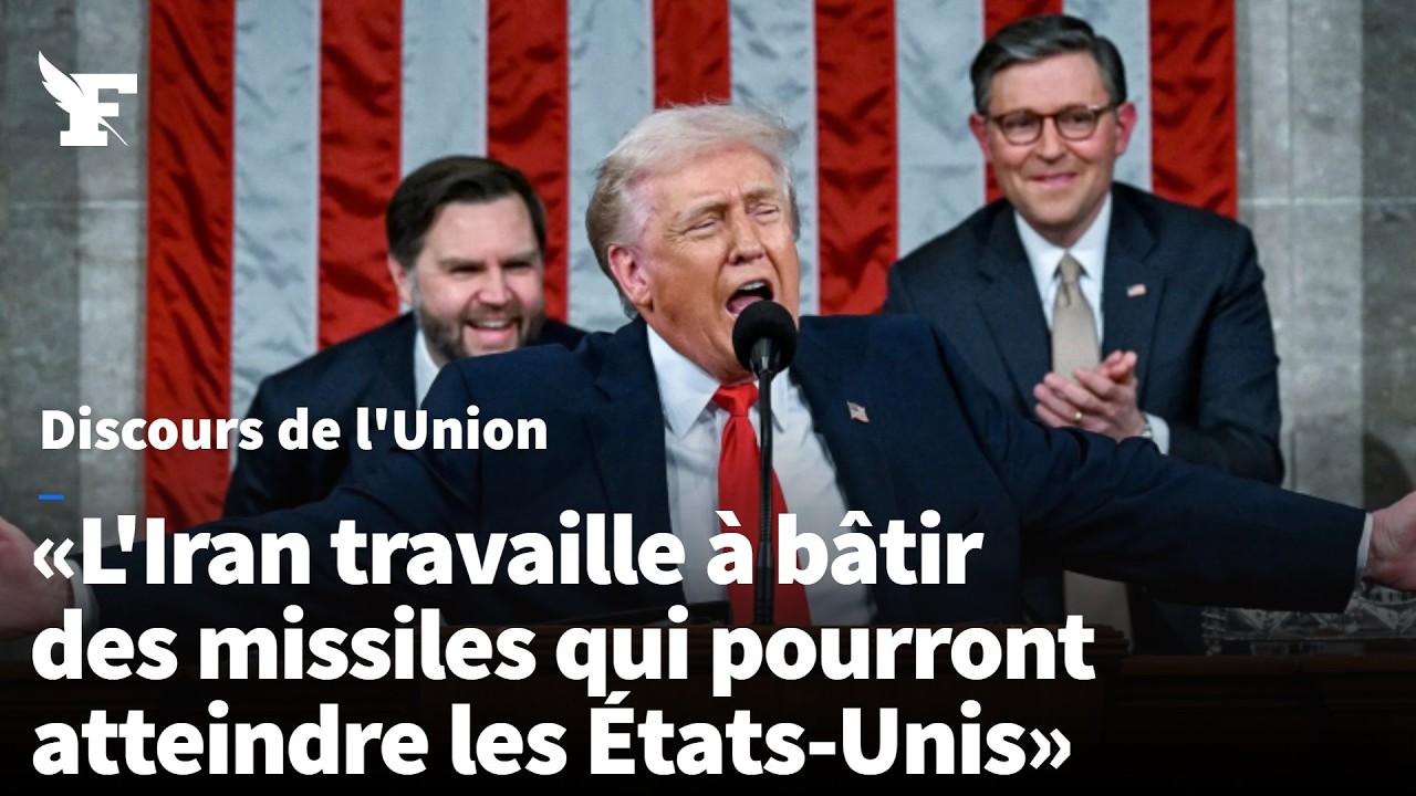 Ce qu’il faut retenir du discours de l’Union de Donald Trump