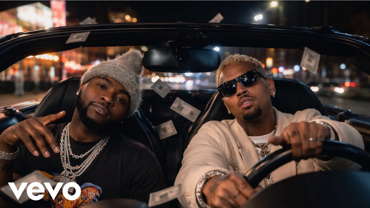 Chris Brown - Chop My Money ft. Davido (Official Lyric Video)