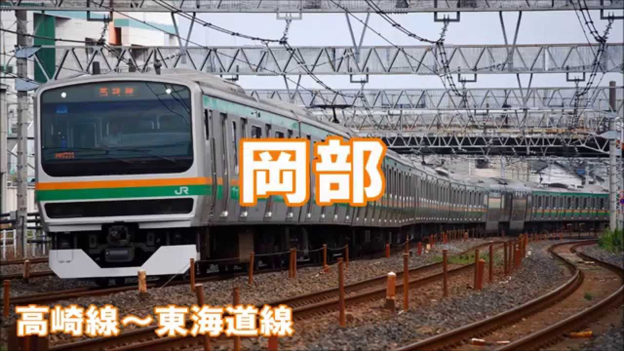 「勇気100%」の曲で上野東京ラインの全運転系統（一部区間を除く）の駅名を初音ミクが歌います。