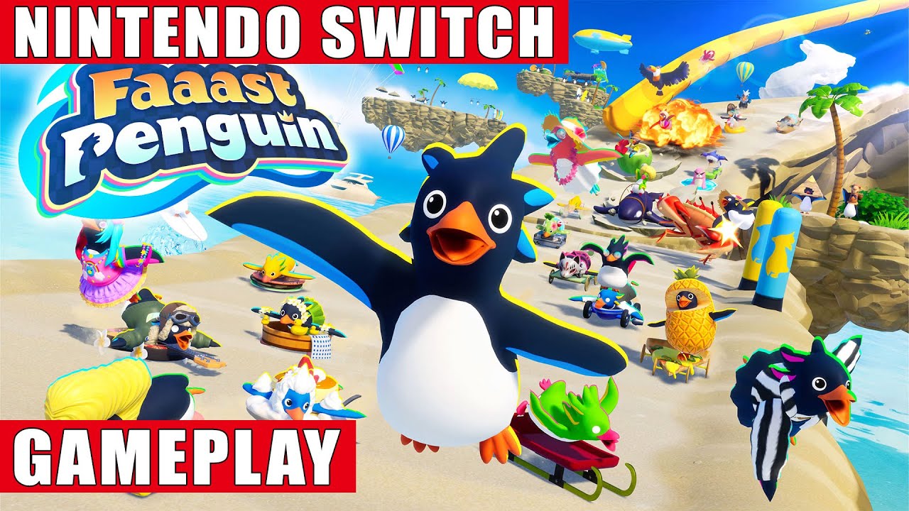 Faaast Penguin Nintendo Switch Gameplay