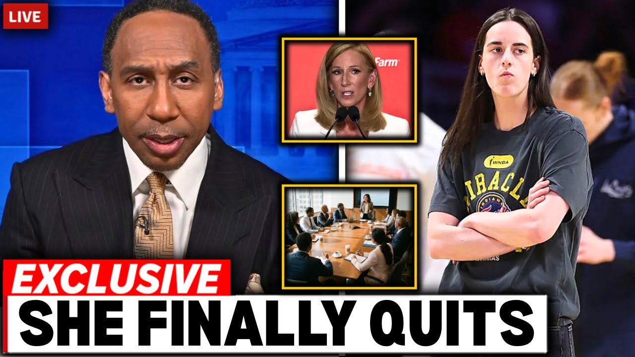 Stephen A. Smith CONFIRMS Caitlin Clark WALKING AWAY From the WNBA After Union Collapse!