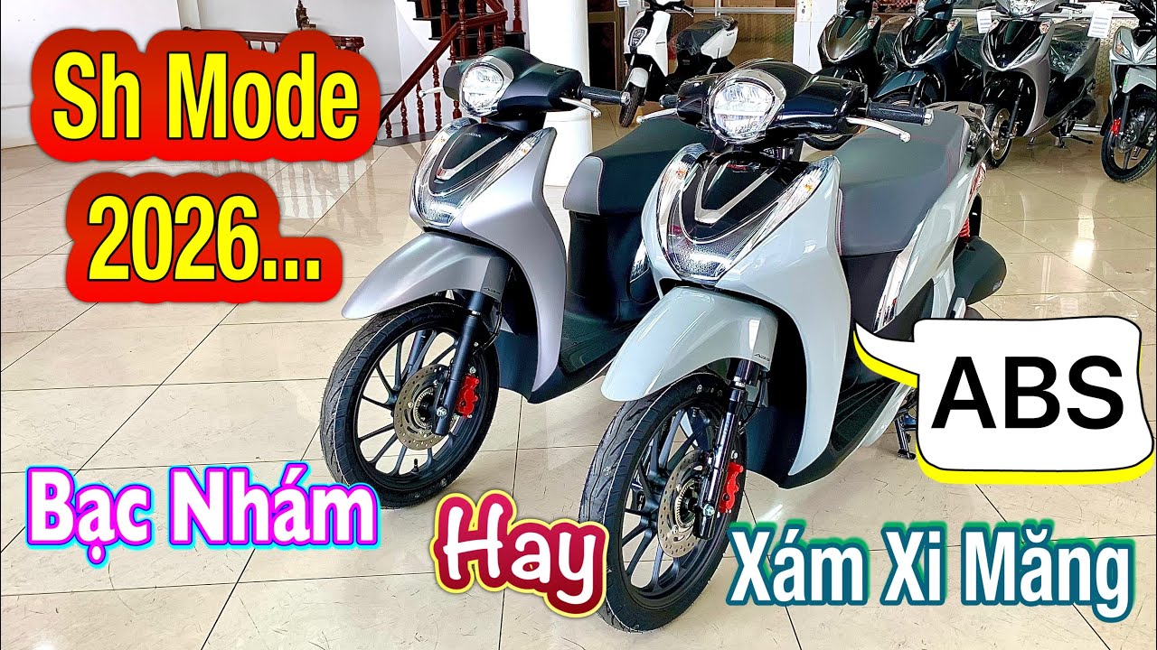 Sh Mode 2026 | Bạc Nhám ABS hay Xám Xi Măng ABS #shmode2026 #shmode125 #bantragop #minhnamle66