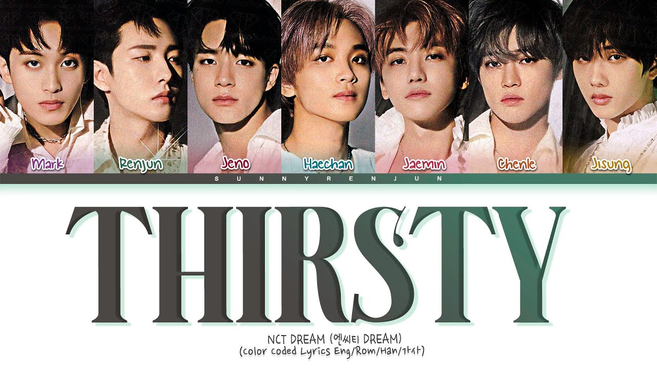 How would NCT DREAM sing Thirsty - aespa ? (Male Ver.)