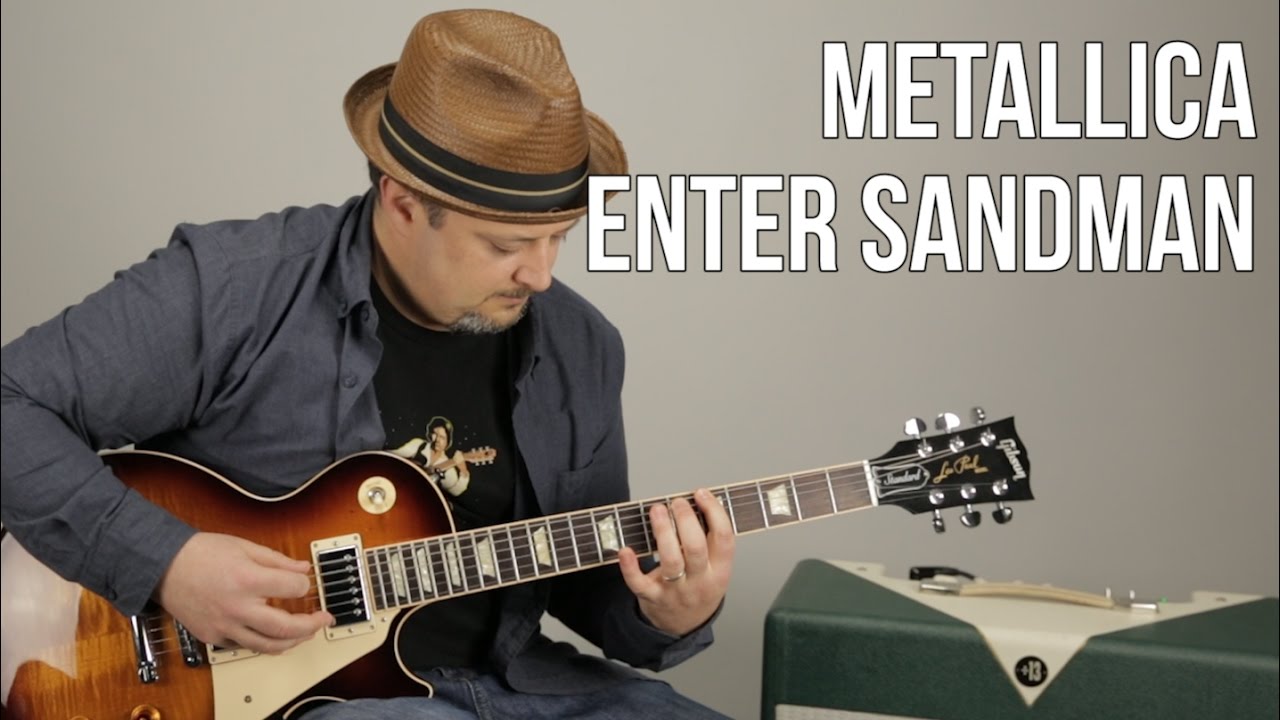 Как играть Enter Sandman на гитаре Уроки игры на гитаре Metallica
