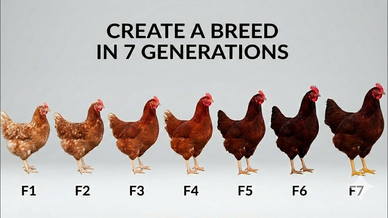 How to Create Your Own Chicken Breed from Scratch in 7 Generations