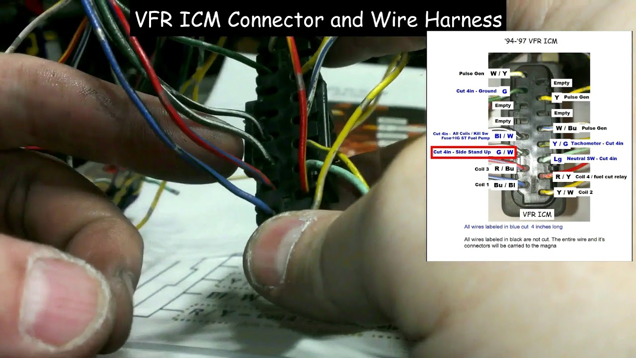 Wiring the VFR to Magna Engine Swap