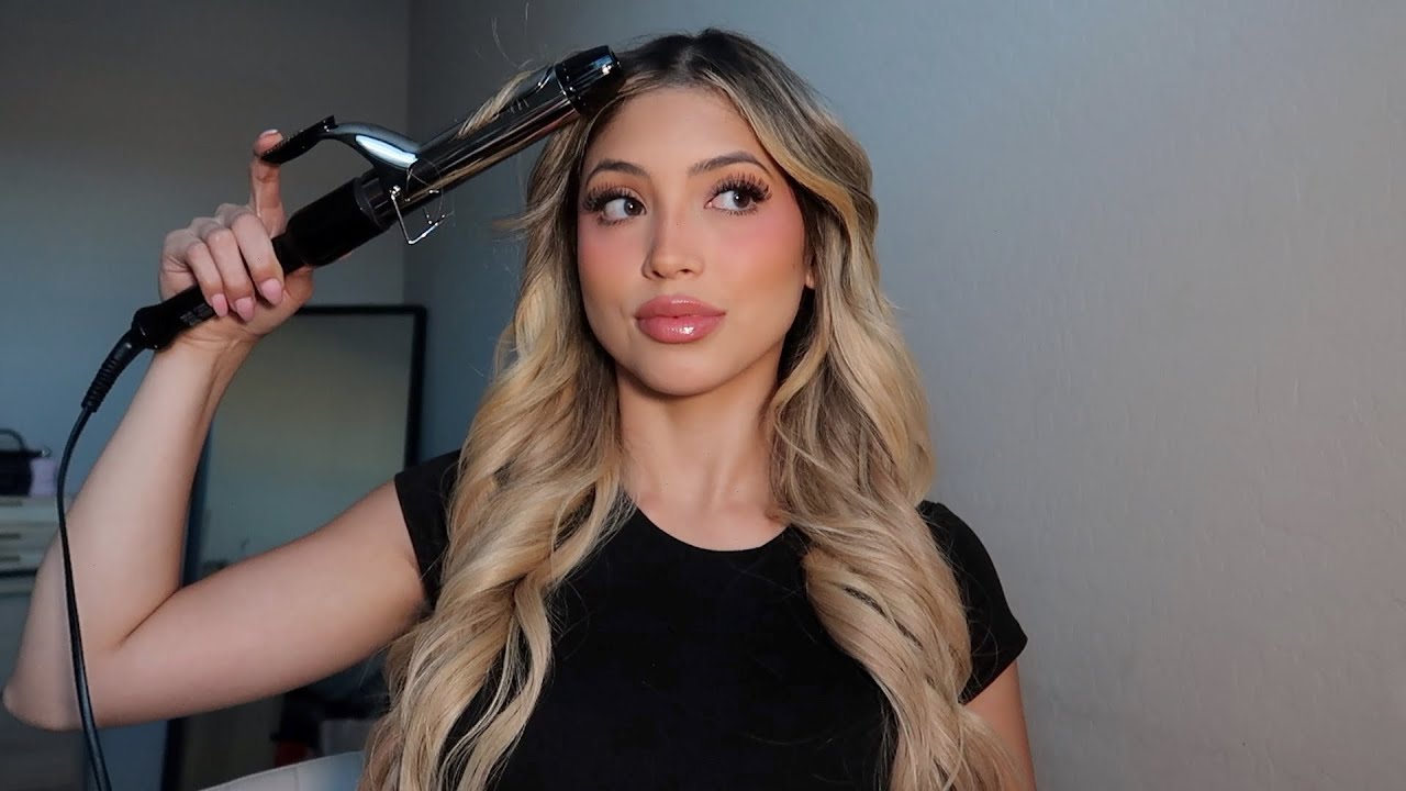 GET READY WITH ME/ HOW I CURL MY HAIR!