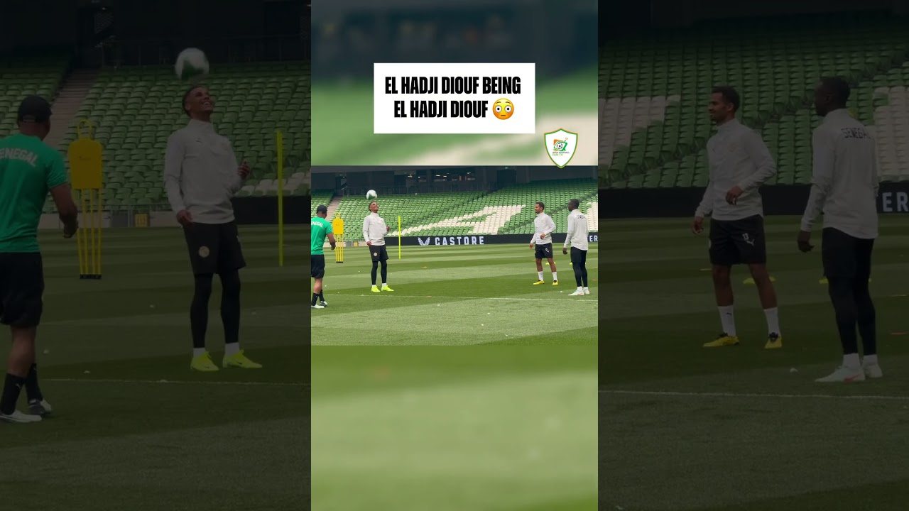 El Hadji Diouf loses it in training