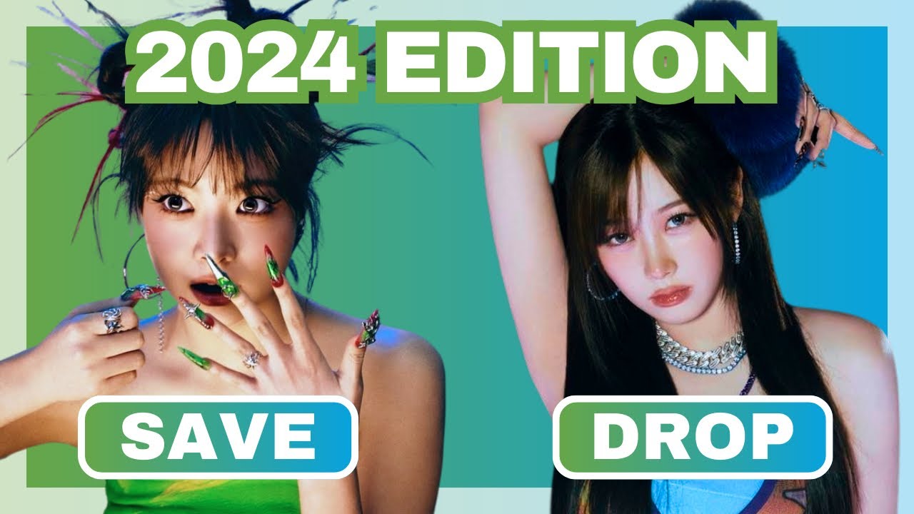 [KPOP GANE] SAVE ONE, DROP ONE 2024 Kpop SONGS Edition 💚 | Kpop quiz 2025